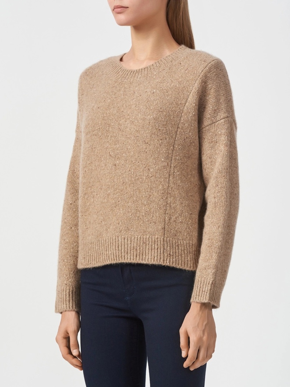 Vince Cashmere Double Seam Crew Neck sweater